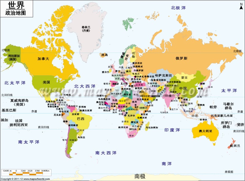 世界的政治地图